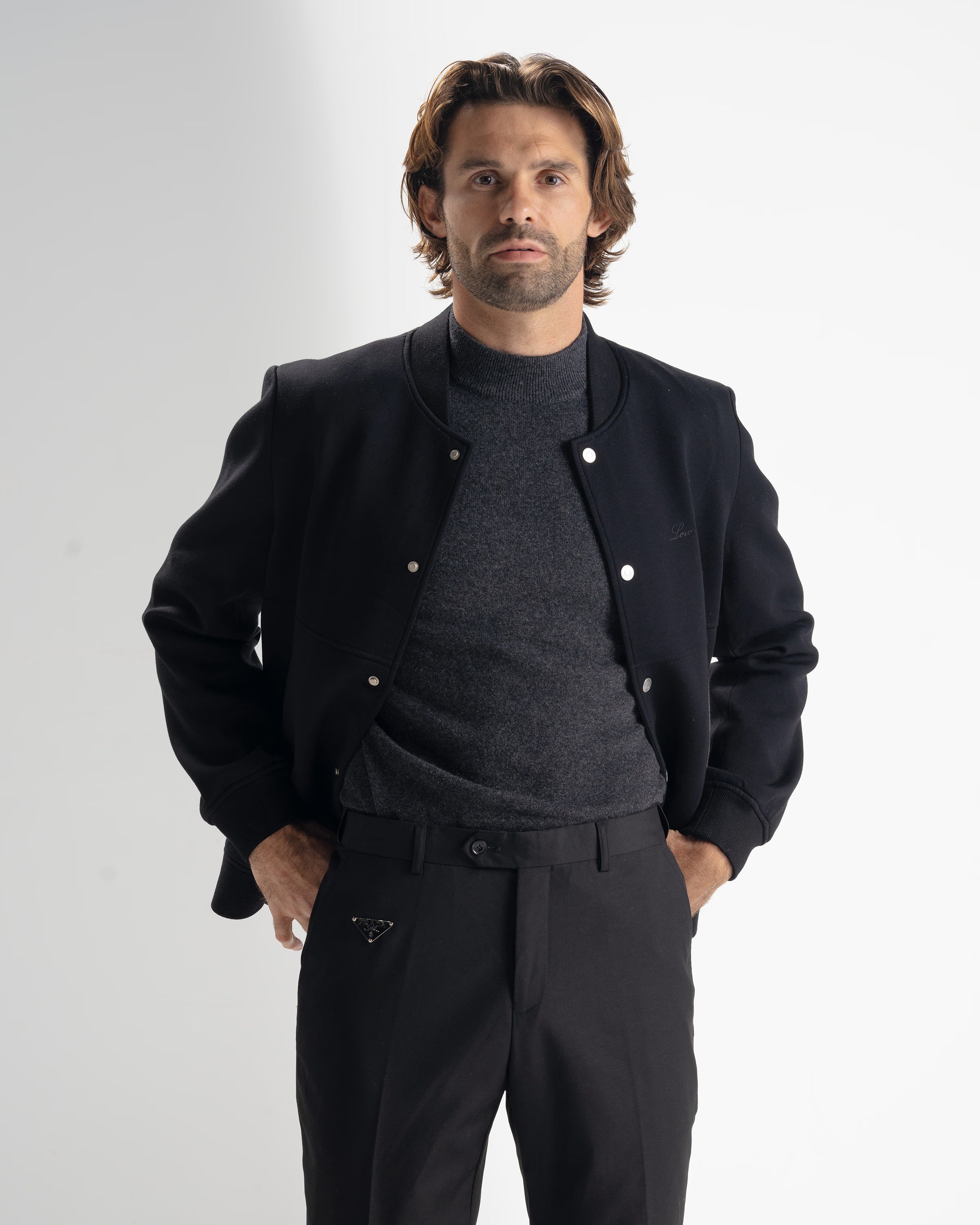 loropiana jacket - black - 3