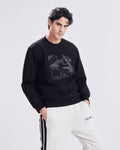 88302 sweatshirt herems logoherems - black - 1