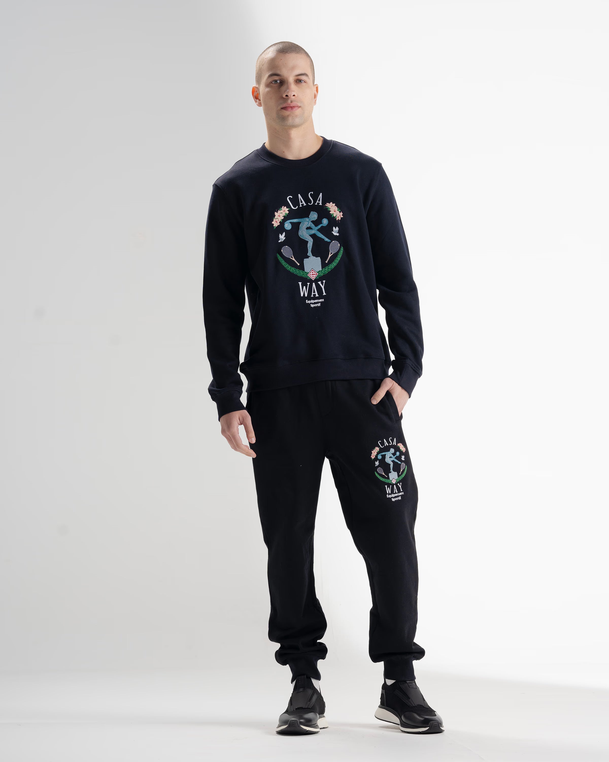 CASABLANCA TRACKSUIT - black - 1