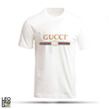 GUCC I Men’s Tee with Classic Logo & Web Stripe GU006