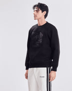88302 sweatshirt herems logoherems - black - 4