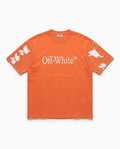 OF F Men’s Tee with Off‑White Logo & Sleeve Butterflies 1223