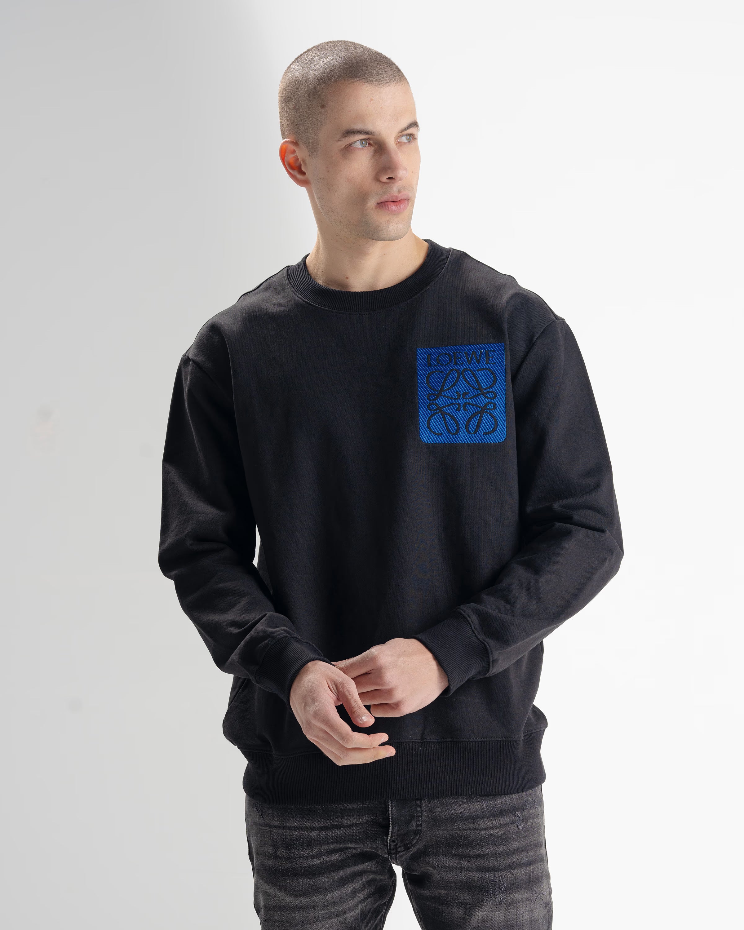 LOEWE SWEATSHIRT BLACK - black - 2