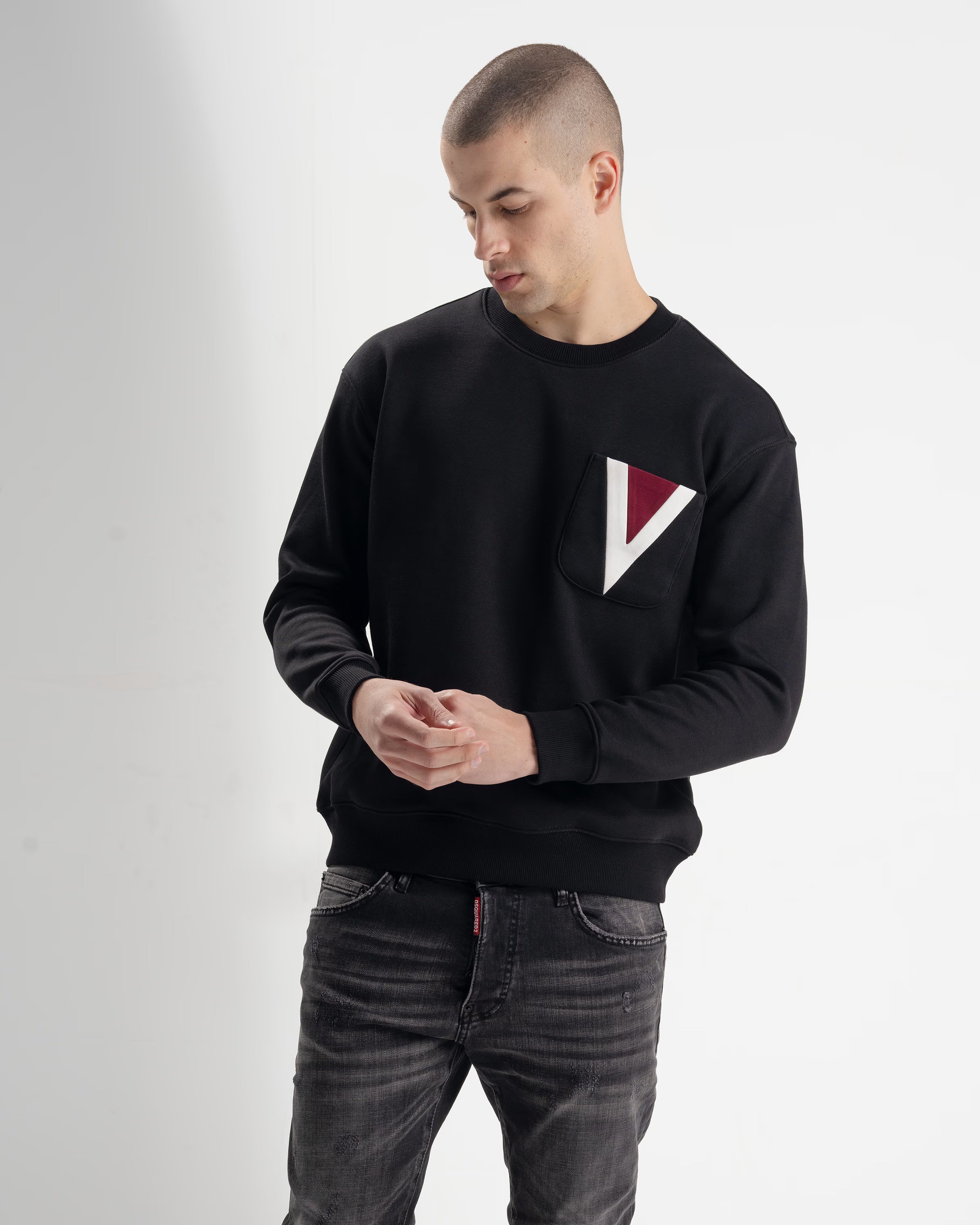 VLTN SWEATSHIRT 24111l vltn - black - cover