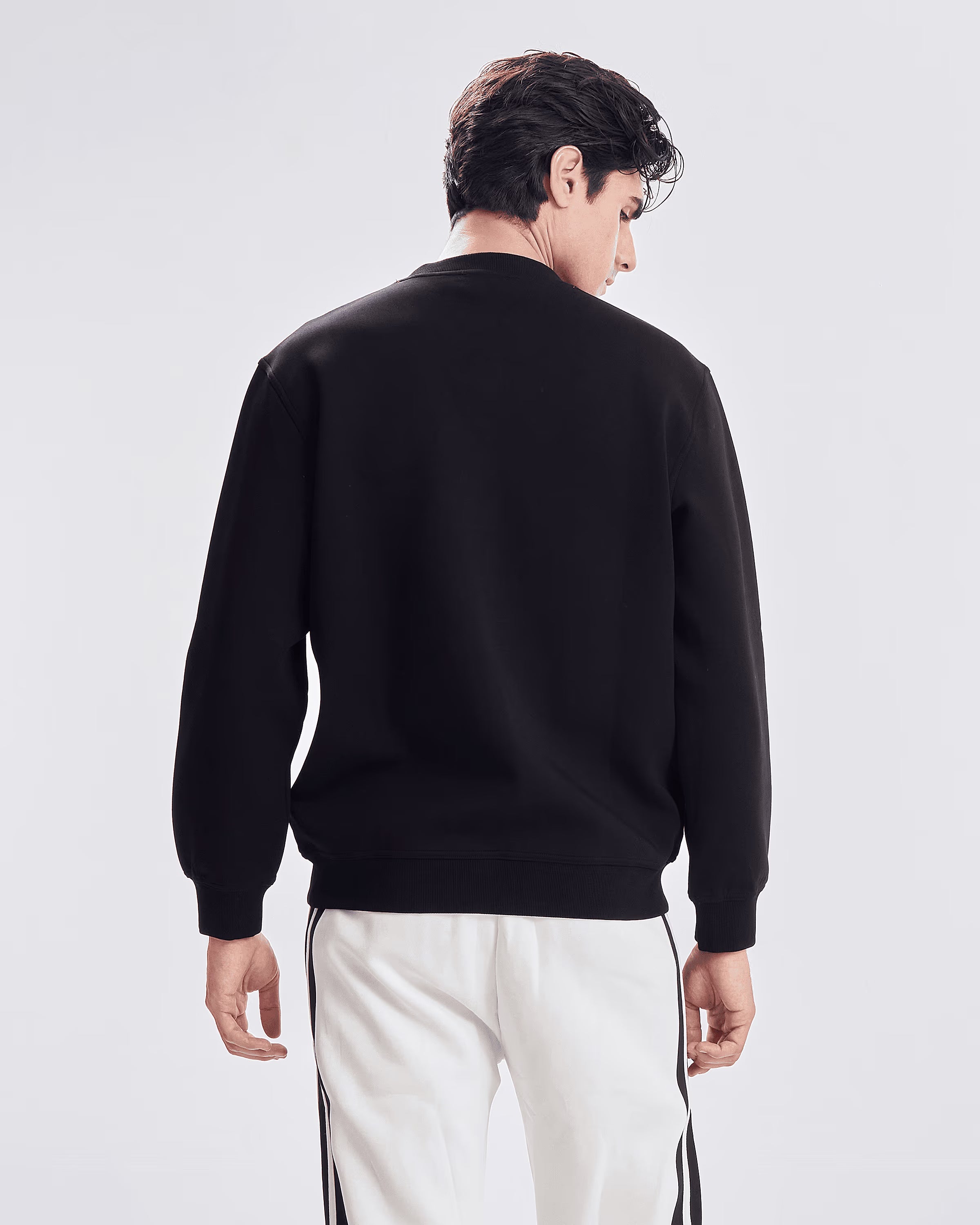 88302 sweatshirt herems logoherems - black - 5
