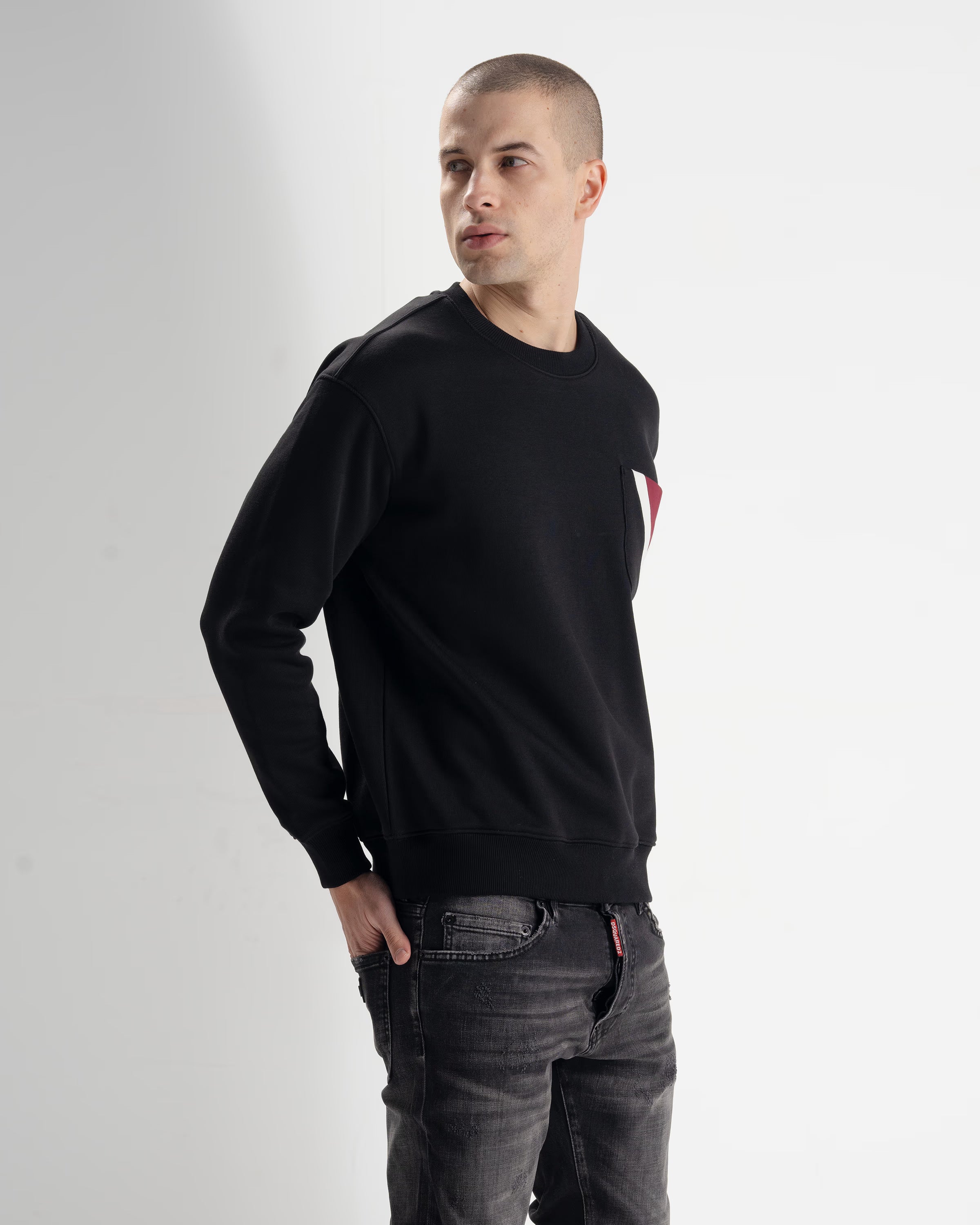 VLTN SWEATSHIRT 24111l vltn - black - 4