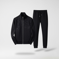 Loui s Vuitton Men’s Tracksuit – Embossed LV Pattern & Embroidered Logo