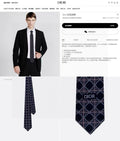 Cannage Tie DIOR