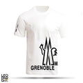 M C Men’s T‑Shirt with Mountain Graphic Print MC001