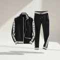D&G 1002 Men’s Tracksuit – DG Logo & Side Stripe Detailing