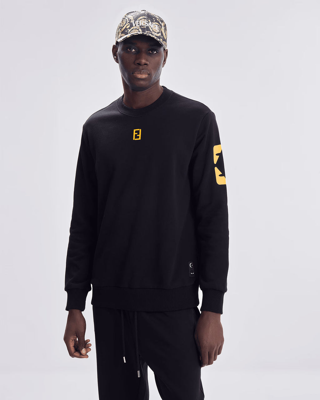 sweatshirtblackfendi - black - 5