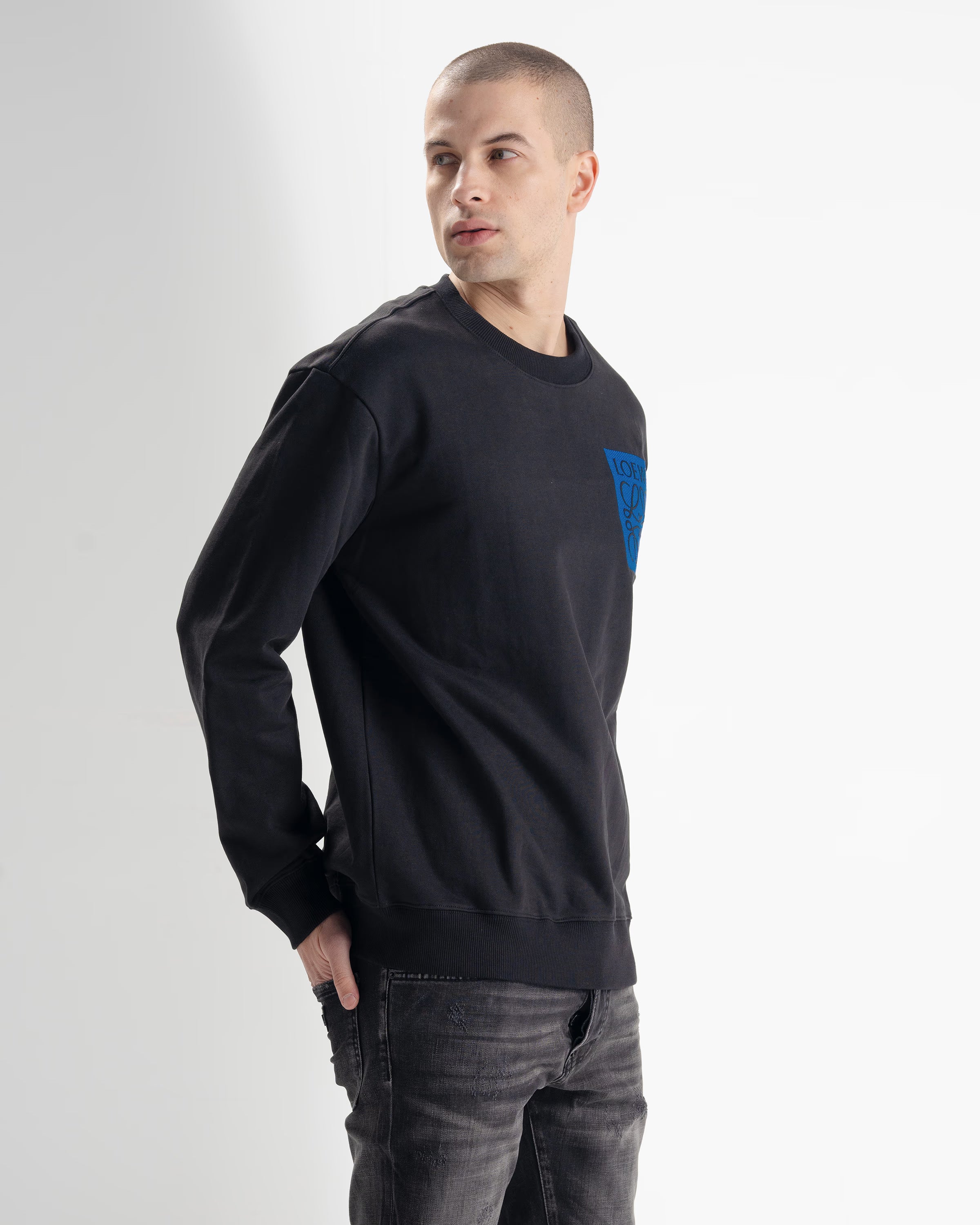 LOEWE SWEATSHIRT BLACK - black - 4