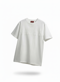 GUCC I Men’s T‑Shirt with Woven GG Upper Panel 12329