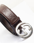 gu gucci belt - black - 1