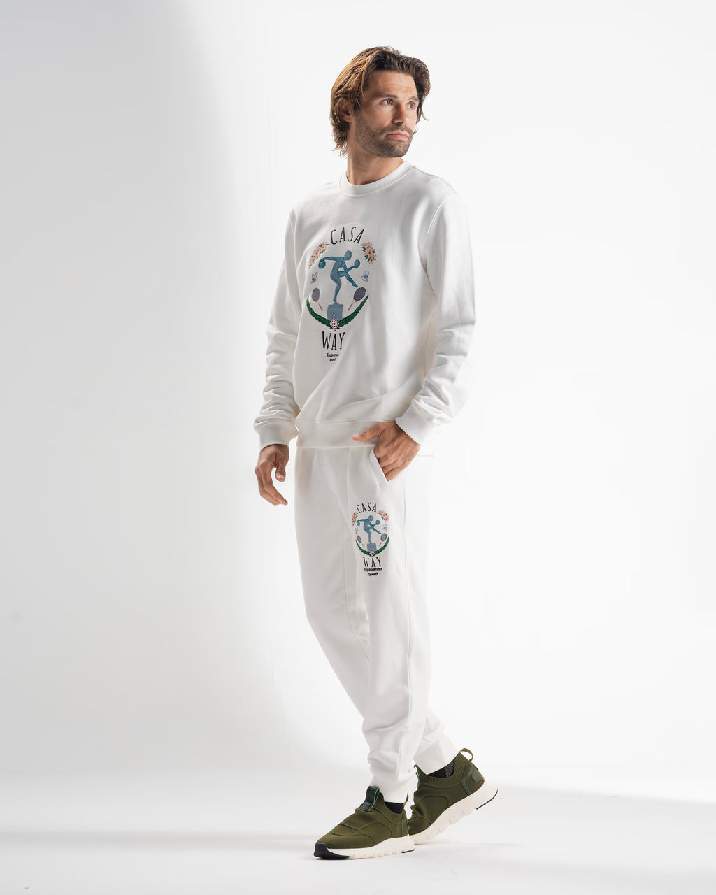 CASABLANCA TRACKSUIT - white - 1