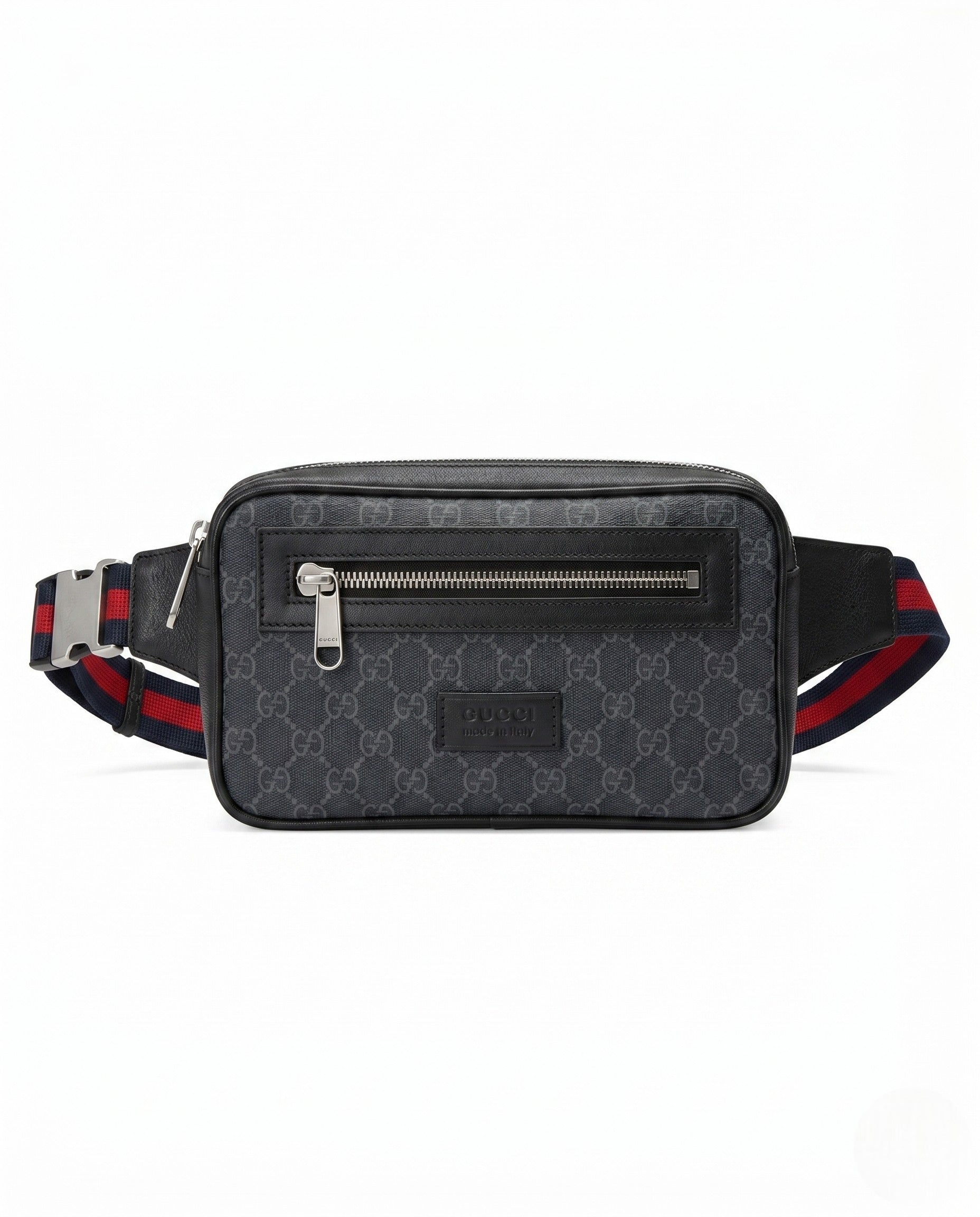 Gucc i Men’s Waist Bag – Embossed GG Leather