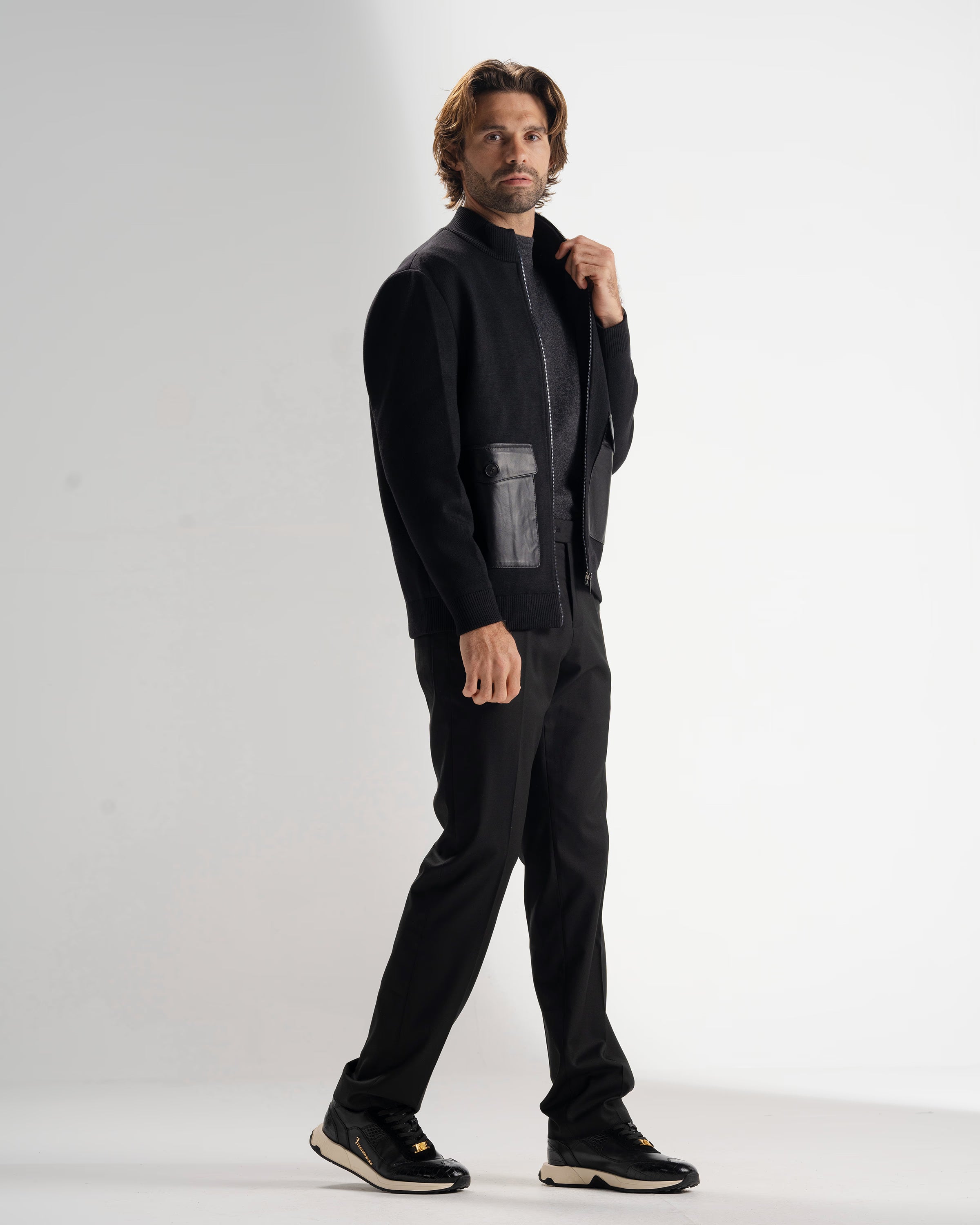jacket 6195loropiana - black - cover
