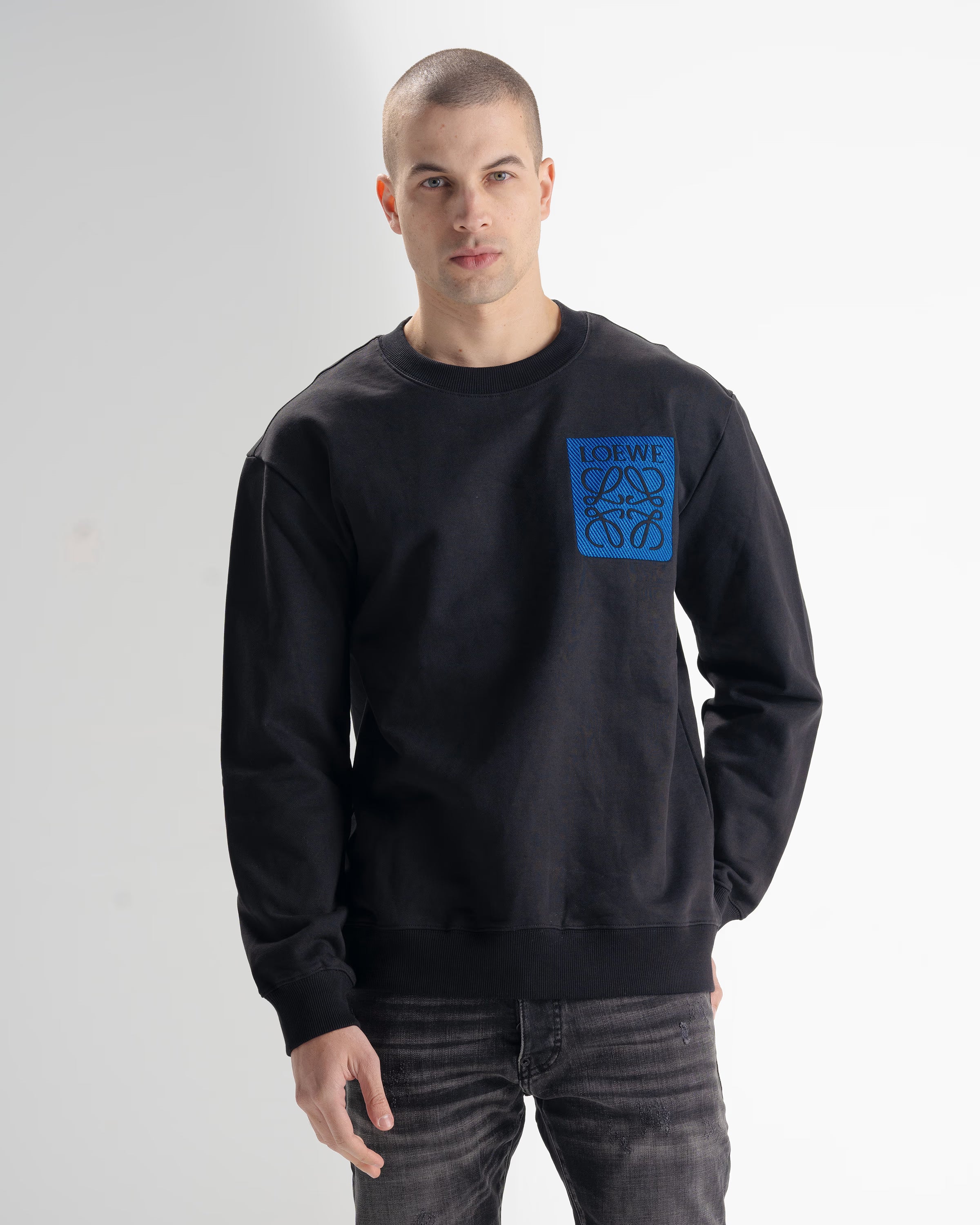 LOEWE SWEATSHIRT BLACK - black - 1