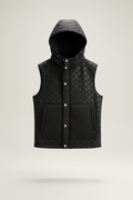 LV Luxury Hooded Vest with Signature Monogram