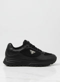 Men’s Leather‑Detail Sneakers ‑PRADA LEATHER 15